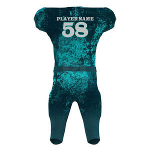 Uniforme de football américain à sublimation, vêtements de sport au design unique, uniforme de football américain fabriqué au Pakistan à des prix abordables en gros - Product Image 2