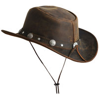 Sombreros de vaquero de piel auténtica personalizados de Pakistán, diseño clásico, personalizados, de piel de vaca, recién llegados
