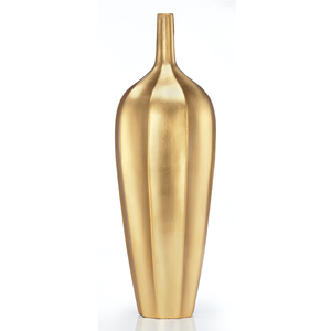 Grand vase de sol extérieur en aluminium moderne, fait main, léger, personnalisable, finition argentée, décoration pour la maison et les mariages QAMAR - Product Image 5