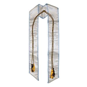 Cordones de Graduación de Universidad y Colegio de Calidad al por Mayor de Fábrica, Cordón de Honor para Ceremonia, Cordones de Graduación Entrelazados con Borla Decorativa - Product Image 1