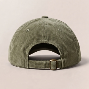 <b>Corduroy</b> Baseball Cap Embroidered Letter Unisex Wholesale Custom Logo High Quality OEM ODM Low MOQ 6-Panel Vintage Casual <b>Hat</b> - Product Image 3