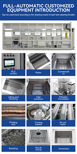 Machine de nettoyage ultrasonique industrielle en acier inoxydable SUS304 YUNYISONIC pour <span class=keywords><strong>détartrage</strong></span> de culasses, injecteurs de carburant et engrenages - Product Image 4