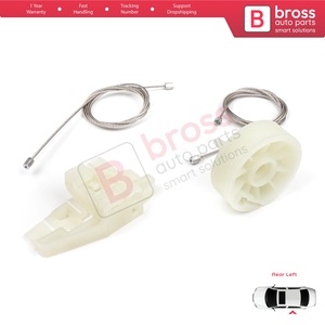 Juego de Reparación de Elevalunas Eléctrico BWR499, Puerta Trasera Izquierda para Scenic Grand Scenic MK2 JM0/1 2003-2009 4/5 Puertas 8200118856 - Product Image 4