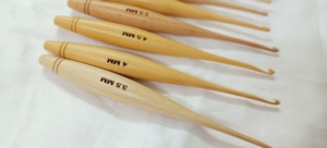 ตะขอถักโครเชต์ทำจากไม้ขนาด3.5มม. ทำจากไม้เมเปิ้ลเหมาะสำหรับร้านขายวัสดุถักสำหรับขายคืน - Product Image 6