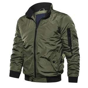 Blouson aviateur décontracté pour homme avec poches latérales et coque légère, parfait pour les collections d'hiver des OEM - Product Image 5