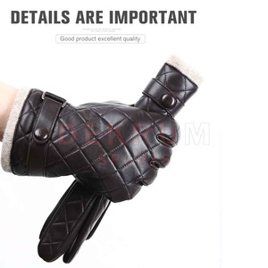 2026 Leather Fashion Driving Glover Dressing Leather <b>Gloves</b> for Sale Full Finger <b>Gloves</b> Leather Material - Product Image 2