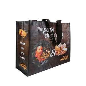 Bolsas de Compras de Polipropileno Tejido con Diseño Personalizado, con Cierre y Asas (Tejido No Tejido/Cinta de Polipropileno) - Empaque Personalizado - Product Image 3