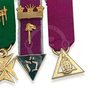 Personalized Modern Hard Enamel <b>Masonic</b> <b>Medals</b> Set Stainless Steel Craft Premium Finish Decorative Collectible - Product Image 4