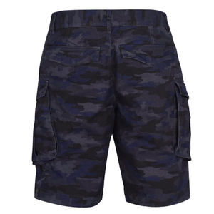 Pantalones cortos cargo sólidos para hombre OEM hechos a medida al por mayor poliéster/algodón liso teñido de secado rápido transpirable ecológico - Product Image 2