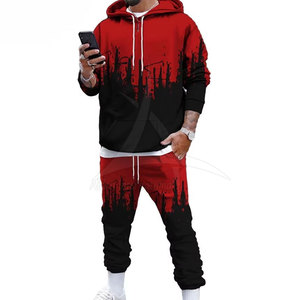 Survêtements pour hommes à manches longues, style décontracté, uni, mode, sublimation, haute qualité, prix de gros, hiver 2025 - Product Image 5