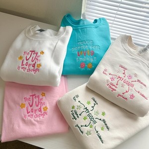 Vietnam Factory Custom Embroidered Logo T-Shirt OEM ODM Cotton Tee with Small Graphic Stitching Bulk Wholesale - Product Image 1