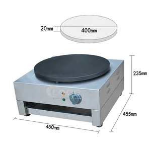 Meilleure crêpe de cuisine commerciale faisant la machine Machine de collation de crêpière en acier inoxydable 220V <span class=keywords><strong>à</strong></span> <span class=keywords><strong>vendre</strong></span> - Product Image 2