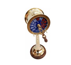 Telégrafo de latón coleccionable Marine Brass Telegraph Diseñador náutico Artesanía de metal Portalápices Náutico Estilo vintage Telégrafo - Product Image 2