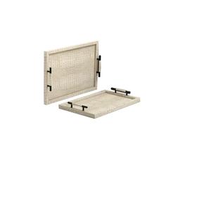 Bandeja decorativa hecha a mano para el hogar, Hotel, catering, uso de bandejas para servidores de alimentos, bandeja para servir desayuno y comida - Product Image 2