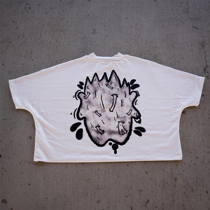 Streetwear Graphic Tees T-shirt imprimé OEM vierge pour hommes et femmes Vintage Design personnalisé Taille et couleurs Vêtements T-shirt unisexe - Product Image 4