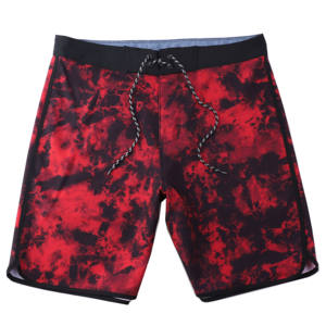 Pantalones cortos de playa de secado rápido OEM para hombre al por mayor con logotipo pantalones cortos de poliéster con cintura elástica para actividades acuáticas - Product Image 4