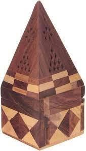 Handmade Incense Burner Wood Incense Holder Ash Catcher for Home Office With <b>Cheap</b> Price - Product Image 4