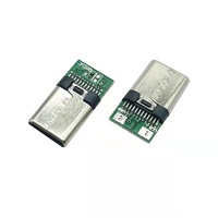 Connecteur de carte PCB de téléphone de type C USB 3.1 transfert de données rapide prise de charge USB Type C mâle double rangée connecteur SMT 24pin type-c