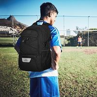 Sac à dos tactique Goloni imperméable et résistant aux déchirures pour football et basketball, compartiments pour ballons et chaussures, capacité 30-40L, très durable