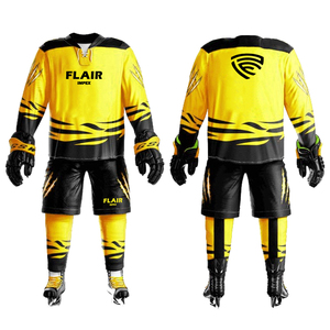 Vente en gros de maillots de hockey sur glace personnalisés en sergé maillots de hockey par sublimation personnalisés - Product Image 4