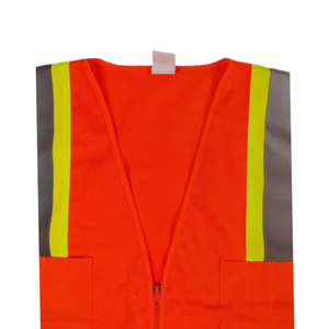 Chaleco de seguridad de alta visibilidad personalizado tela de estilo informal con diseño reflectante Chaleco de seguridad a prueba de agua - Product Image 5