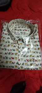 Robe imprimée à la main unisexe de haute qualité pour le plaisir de l'été et le style pakistanais à la mode avec les derniers modèles sur la vente de Rakhi - Product Image 4