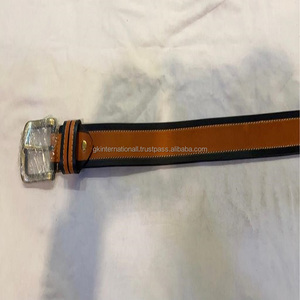 Cinturón de cuero personalizado para hombre, Correa de doble sombra hecha a mano de alta calidad, informal, a la moda, fabricante al por mayor, todos los tamaños - Product Image 4