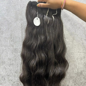 Venta al por mayor de extensiones de cabello humano brasileño de encaje frontal en hermoso estilo de onda India 20-28 pulgadas de longitud al mejor precio - Product Image 1