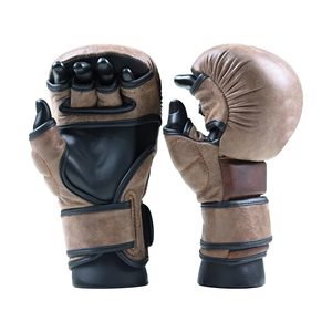 Guantes de Karate Profesionales Nuevos al por Mayor, Material de Cuero Económico, Características Impermeables para Entrenamiento de Kickboxing y Artes Marciales - Product Image 1