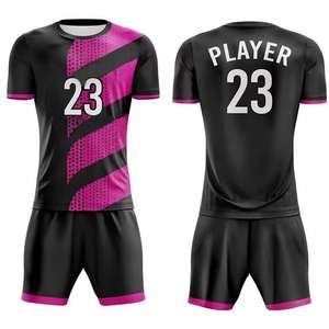 Uniforme de Fútbol Personalizado al por Mayor, Equipación de Fútbol con Estampado Digital, Pantalones Cortos de Fútbol de Secado Rápido y Transpirables, Camiseta de Fútbol para Partido - Product Image 4