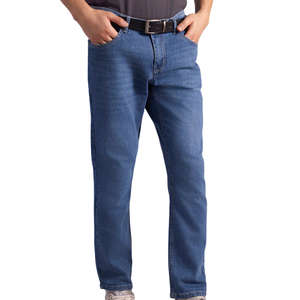 Pantalones Vaqueros Clásicos de Moda Urbana para Hombre, Ropa Masculina, Corte Ajustado y Recto, Tallas Grandes, Pantalones de Mezclilla - Product Image 6