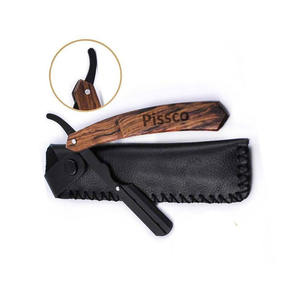 Rasoir de barbier attrayant, lame de rasoir droite en acier inoxydable allemand, rasoir pliant en acier inoxydable - Product Image 3