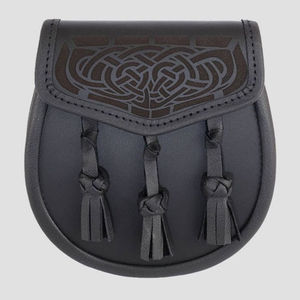 Sporran écossais de fabrication artisanale, de haute qualité, élégant, en cuir, accessoire d'instrument de musique, meilleur fournisseur, nouveaux modèles - Product Image 1