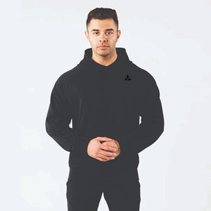 Conjunto de chándal para correr con pantalones ajustados para hombre, sudaderas con capucha de manga larga con chándal de invierno ecológico, venta al por mayor disponible - Product Image 2