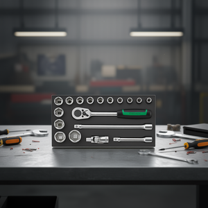 Juego de Llaves de Trinquete Stahlwille de 1/2'' con 18 Piezas, Enchufes con Incrustaciones TCS y Accesorios - Product Image 3