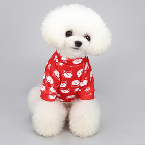 <span class=keywords><strong>Ropa</strong></span> Cómoda para Mascotas al por Mayor, Camiseta Transpirable y Elástica para Perros, Chaleco para Perros con Estampados para el Verano - Product Image 2