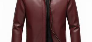 Chaqueta Larga de Cuero para Hombre, Estilo Gabardina, Cuello de Lona, Ropa Urbana, Venta al por Mayor - Product Image 5