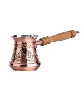 High Quality Portable Ottoman <b>Turkish</b> <b>Pots</b> Set Unique Designer Metal Brass Tabletop <b>Coffee</b> <b>Pots</b> Top Selling Wholesale Price - Product Image 4