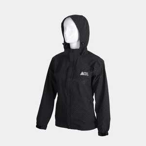 Chaqueta impermeable Reversible para mujer FHOH-tejido de poliéster acolchado a prueba de viento transpirable capucha con soporte cremallera Fitness estampado primavera - Product Image 1