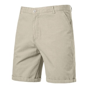 Short en maille hommes coton Shorts décontractés été affaires décontracté genou pantalon classique kaki Style américain Streetwear Golf Shorts Beige - Product Image 6