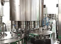 Ligne de production complète A-Z 3 en 1 pour le remplissage d'eau en bouteilles pour animaux de compagnie, machine de remplissage d'eau automatique de 200 à 200 ml