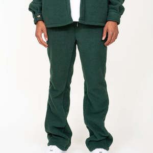 Top Tendance Couleur Unie Joggers Pantalons De Survêtement Pantalons De Survêtement Évasés Avec Logo Impression Numérique Pantalons pour Hommes - Product Image 4