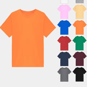 Venta al por mayor de alta calidad personalizada de gran tamaño en blanco ropa casual 100% algodón puro cuello redondo Camiseta de manga corta para los hombres - Product Image 1