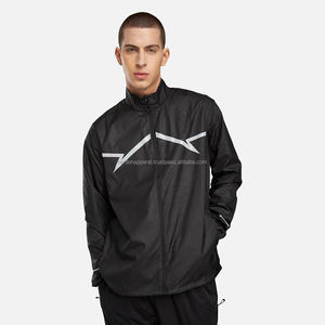 Nardon Apparel Vente en gros Logo personnalisé Veste coupe-vent personnalisée Veste coupe-vent à glissière complète adaptée à l'extérieur et au travail - Product Image 1