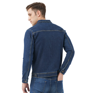 Veste en jean décontractée pour homme de la meilleure qualité, design personnalisé, élégante, grande taille, en coton tricoté, lavée, vente en gros, pas cher - Product Image 5