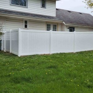 Recinzione in PVC Bianco per Giardino, Muro in PVC da 8 Piedi - Product Image 6