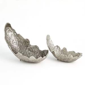 Metal Silver <b>Bowls</b> with Set of 2 Hotels Decorative Tableware Fruits and Salad Serving <b>Bowl</b> Aluminum Made <b>Mixing</b> <b>Bowl</b> - Product Image 1