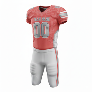 ชุดอเมริกันฟุตบอลแบบกำหนดเองสำหรับผู้ชายและเยาวชน ชุดกีฬาทีมแบบส่วนตัว รวมถึงเสื้อเจอร์ซีย์ระบายอากาศ กางเกง และไซส์พลัส - Product Image 5