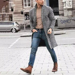 Manteau intelligent de palangre pour hommes, pardessus pour hommes intemporel avec un design élégant à vendre - Product Image 2