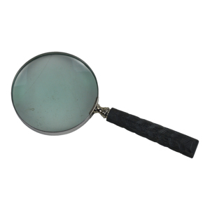 Loupe de poche en métal illuminée de grande taille, design moderne, qualité solide, décoration de table, loupe à fort contraste pour la lecture - Product Image 4